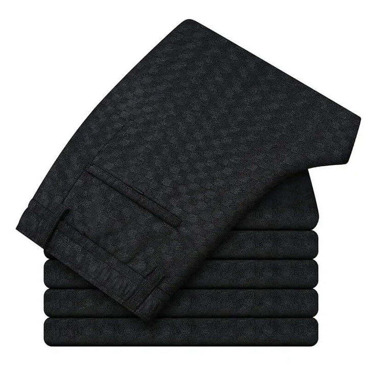 Men's Casual Diamond Pattern Trousers