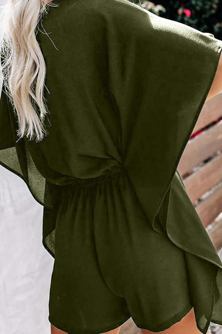 Women's Relaxed Fit V-Neck Jumpsuit