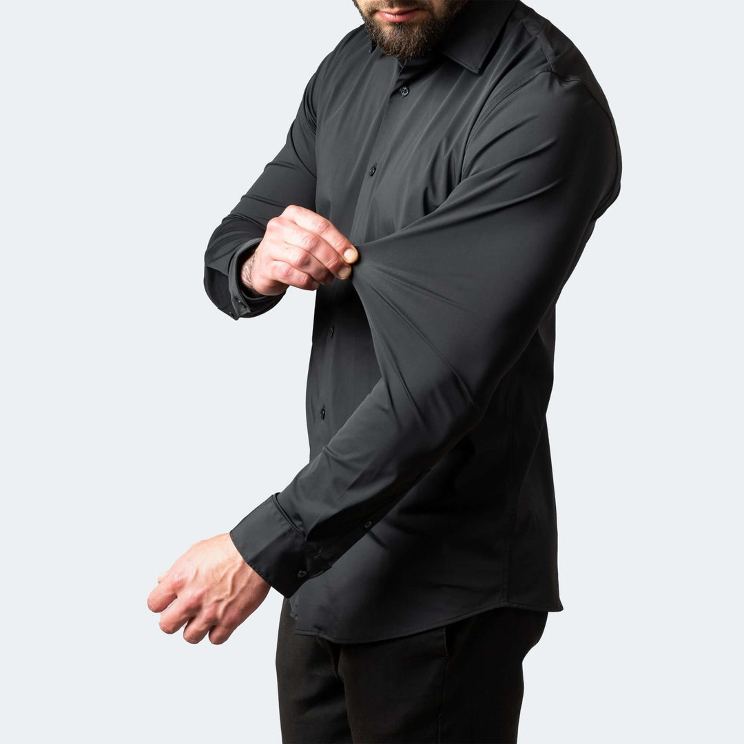 Men's Wrinkle-Free Stretch Shirt: Breathable Comfort