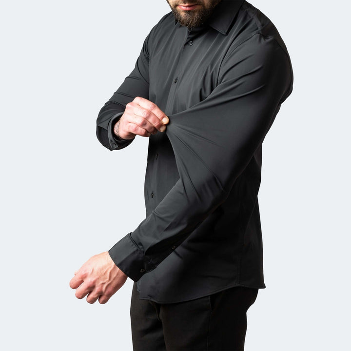 Men's Wrinkle-Free Stretch Shirt: Breathable Comfort