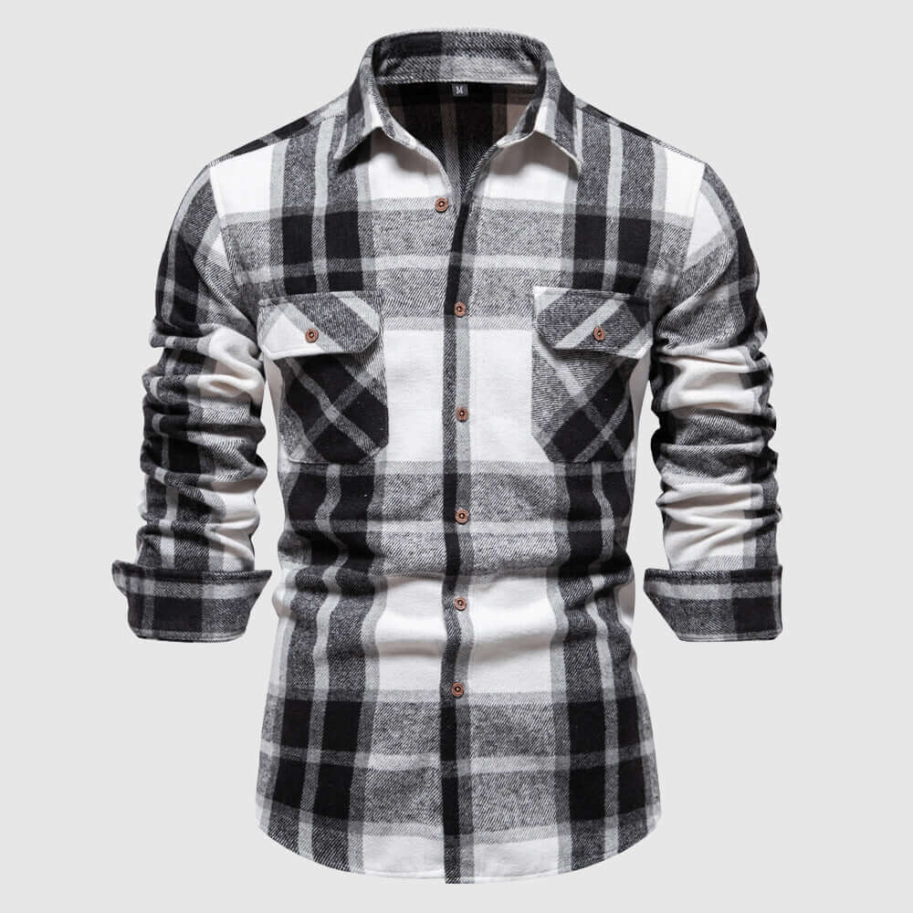 Men's Relaxed Fit Lumberjack Plaid Shirt
