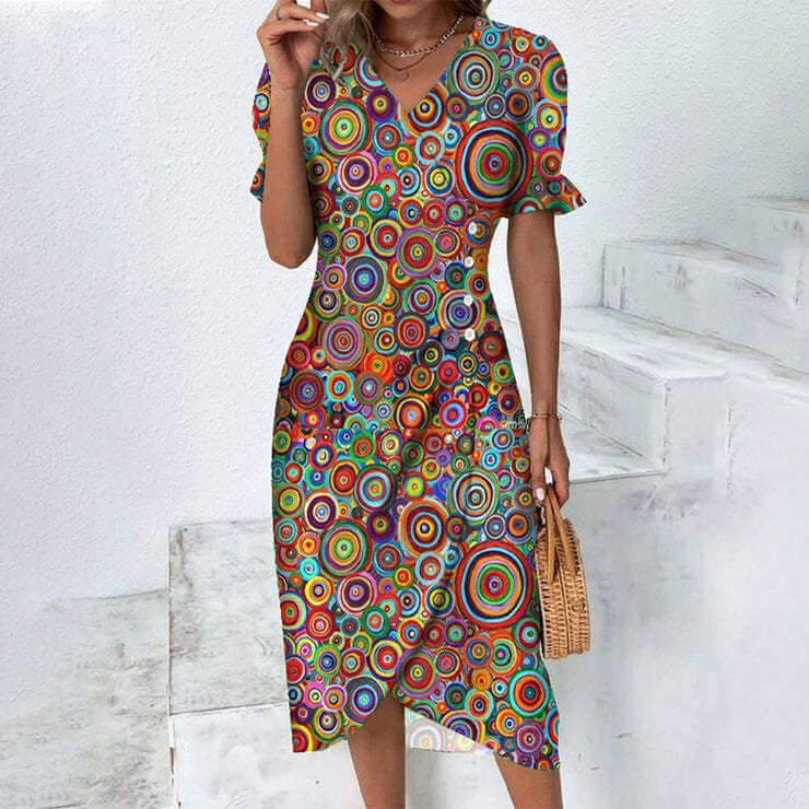 Women's Summer Knee-Length Relaxed Dress
