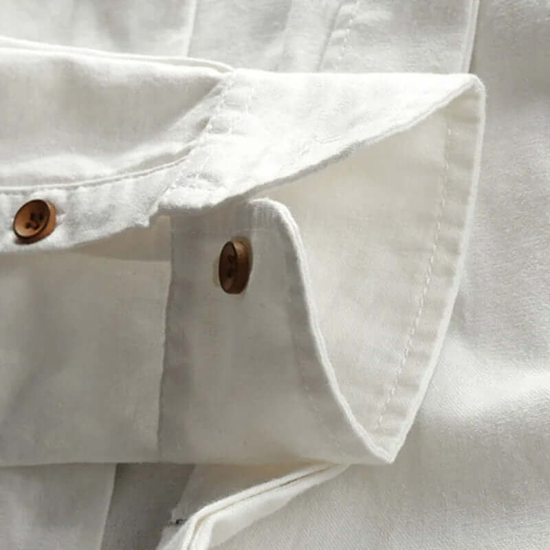 Men's Long Sleeve Standard Collar Shirt