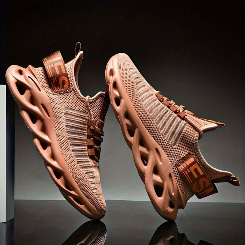 Men's Breathable Running Shoes with Cushioned Sole