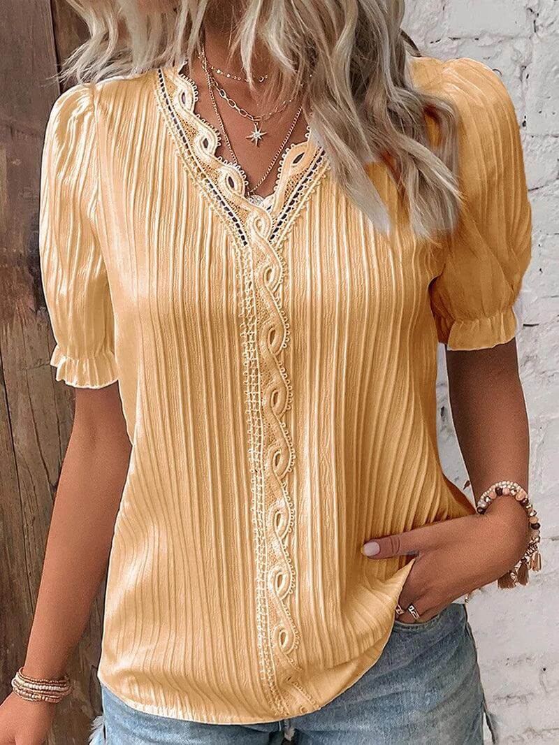 Women's V-Neck T-Shirt: Soft, Lightweight & Versatile