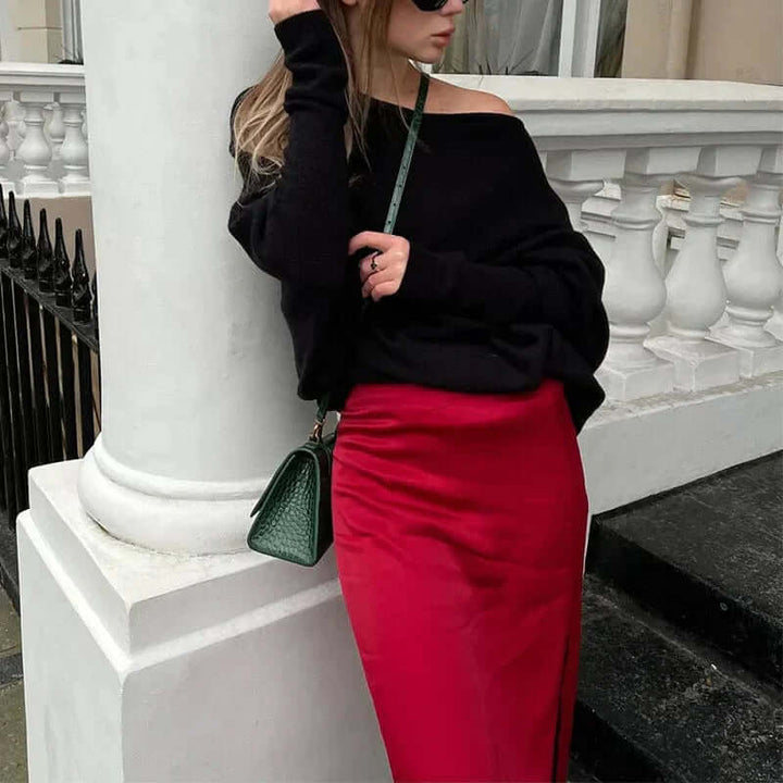 Women's Relaxed Fit Knit Sweater