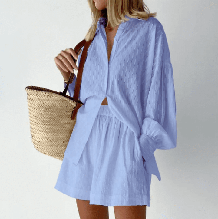 Women's Two-Piece Set: Elegant & Comfortable Outfit