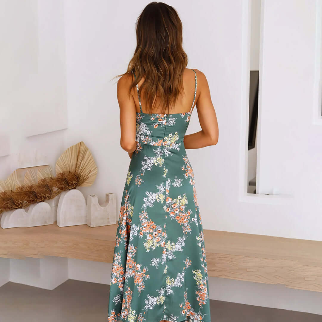 Women's Floral Midi Summer Dress