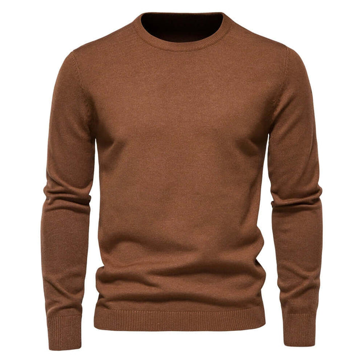 Men's Classic Knit Pullover Sweater: Autumn & Winter Warmth