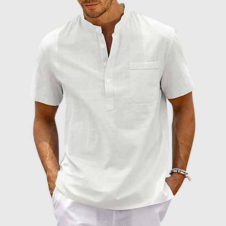 Men's Relaxed Fit Summer Beach Shirt