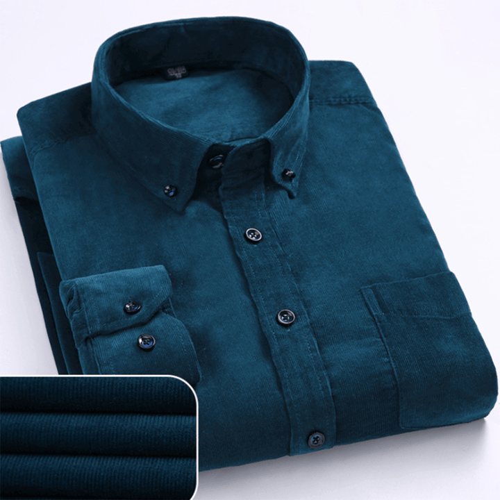 Men's Long-Sleeve Corduroy Shirt