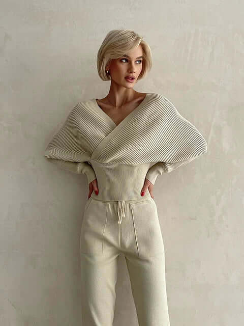 Women's Stylish Two-Piece Viscose Set