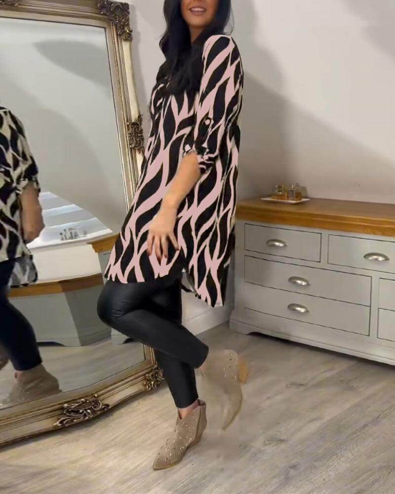 Women's Casual Long Sleeve Blouse - Lightweight & Comfortable Top