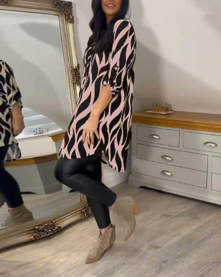 Women's Casual Long Sleeve Blouse - Lightweight & Comfortable Top