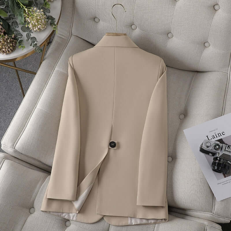 Women's Professional Slim Fit Blazer with Back Split