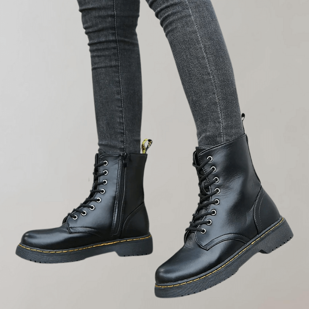 Comfortable Ladies' Lace-Up Boots