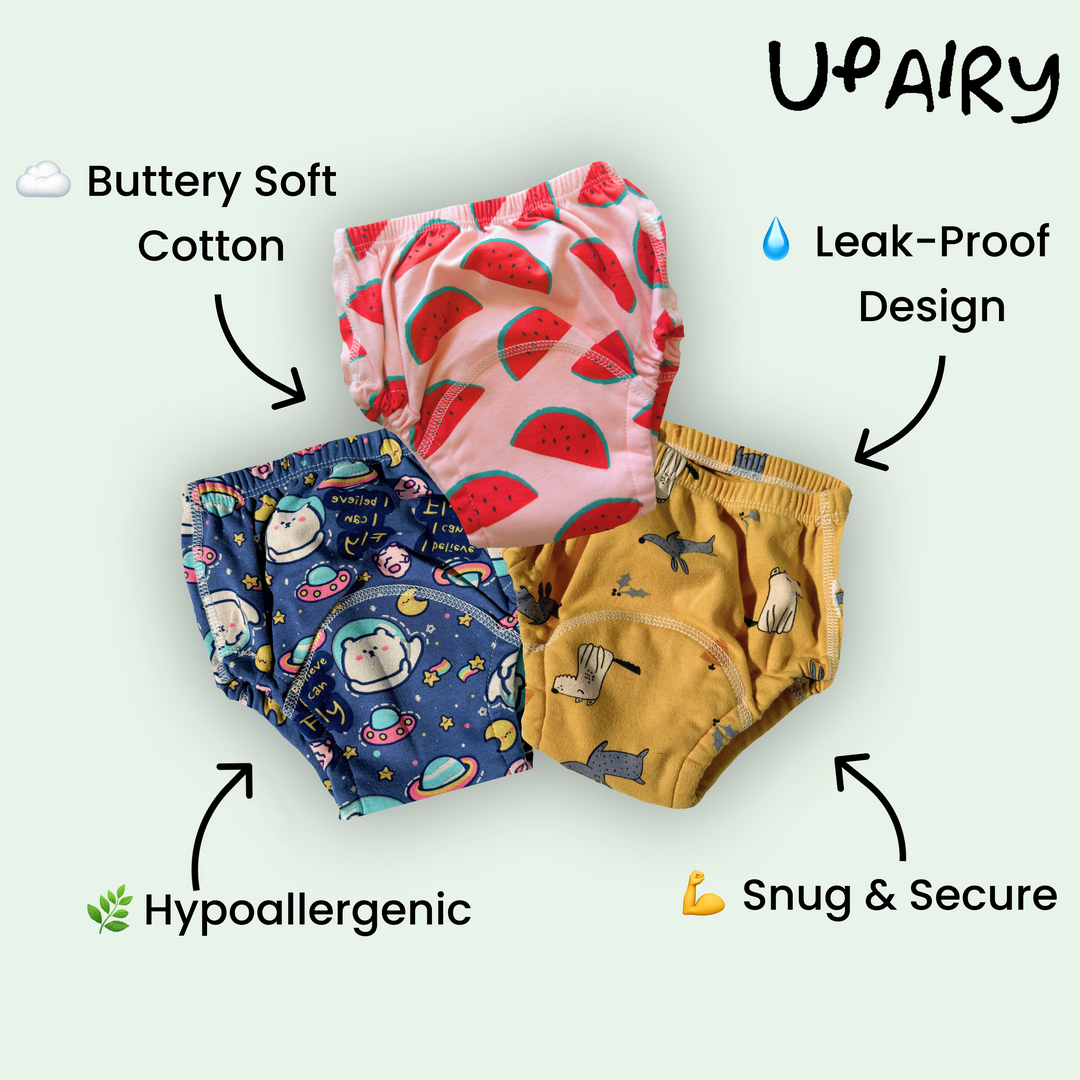Children's Potty Training Underwear with Fun Prints