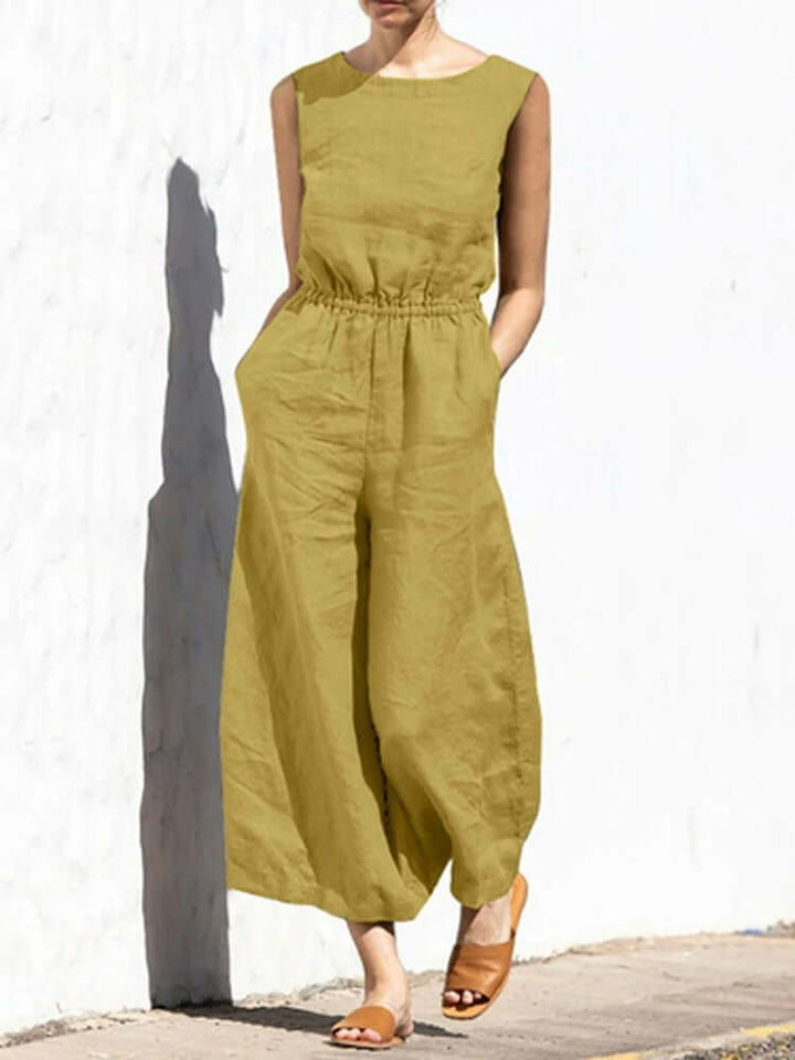 Women's Sleeveless Jumpsuit: Casual & Formal Wear