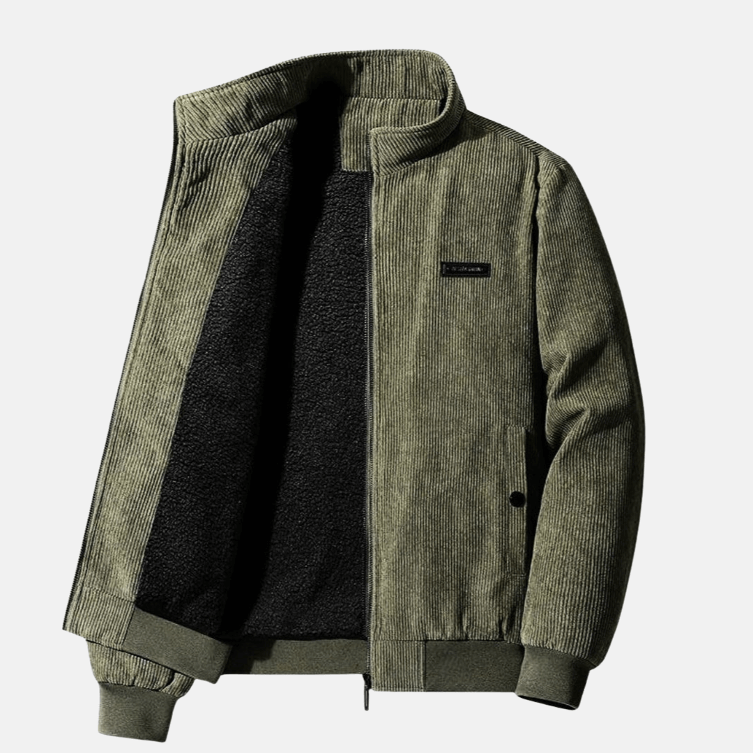 Women's Sherpa Lined Corduroy Jacket: Cozy & Stylish Autumn Outerwear