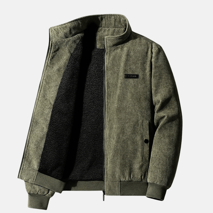Women's Sherpa Lined Corduroy Jacket: Cozy & Stylish Autumn Outerwear