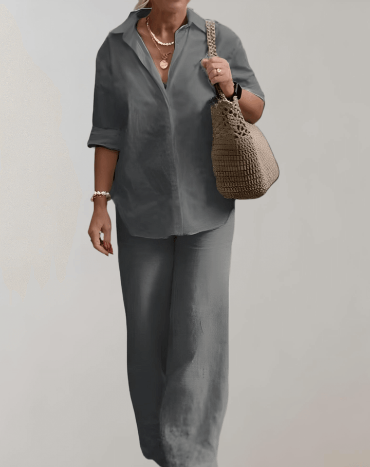 Women's Casual Co-ord Set: Chic Two-Piece Outfit
