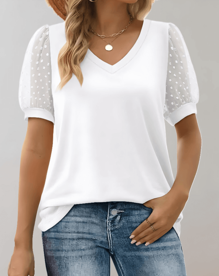 Women's Puff Sleeve Top: Casual & Stylish