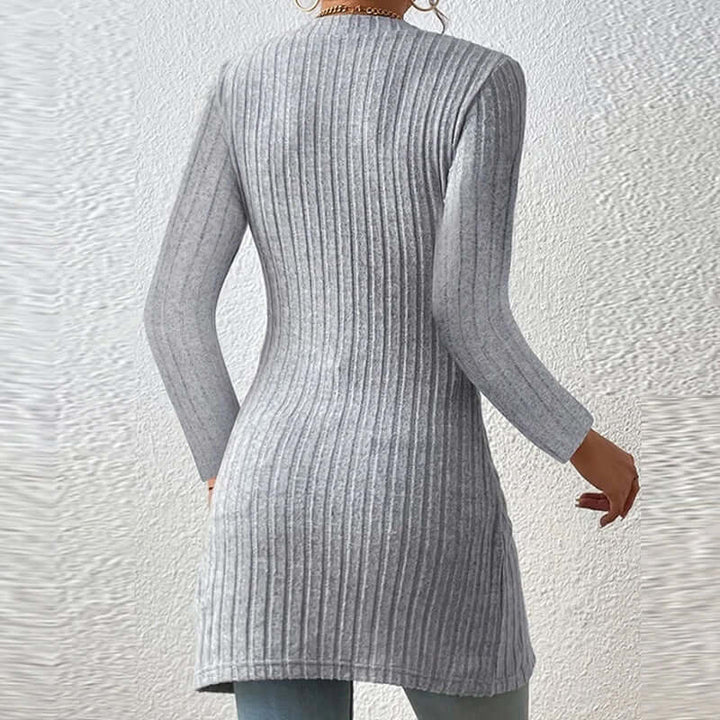 Women's Relaxed Fit Ribbed Button Shirt