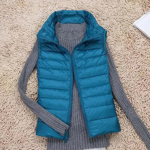 Women's Lightweight Down Sleeveless Puffer Vest