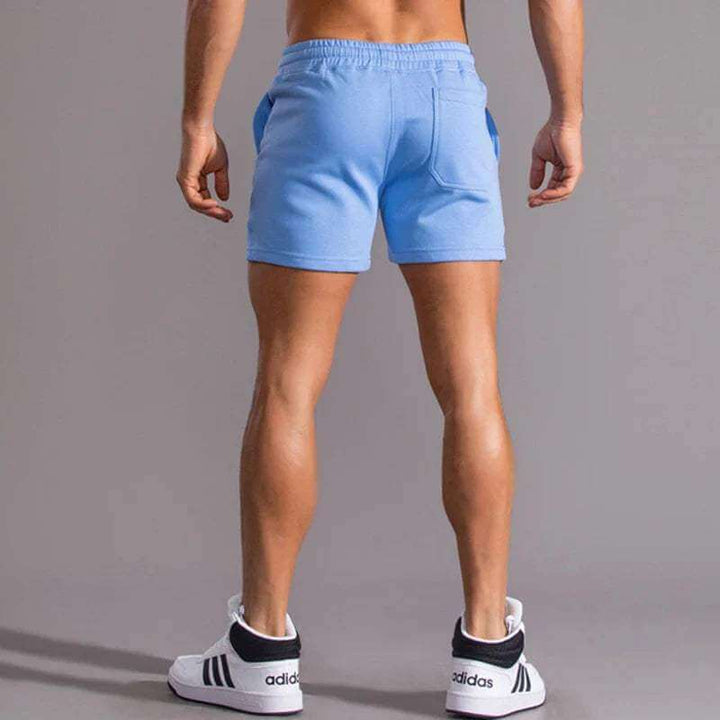 Men's Breathable Cotton Shorts: Elastic Waist, Adjustable Fit