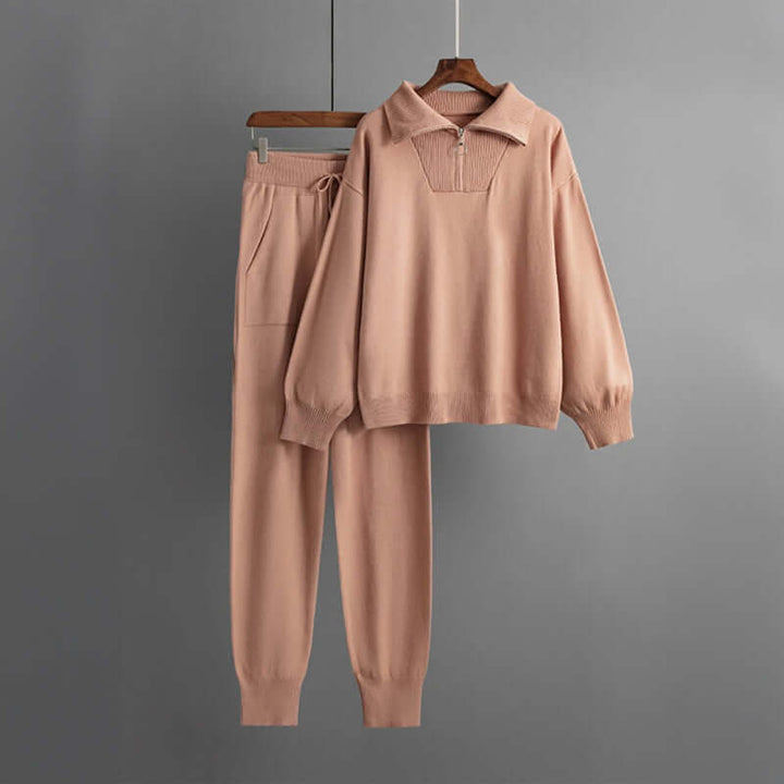 Women's Cozy Knitted Two-Piece Set