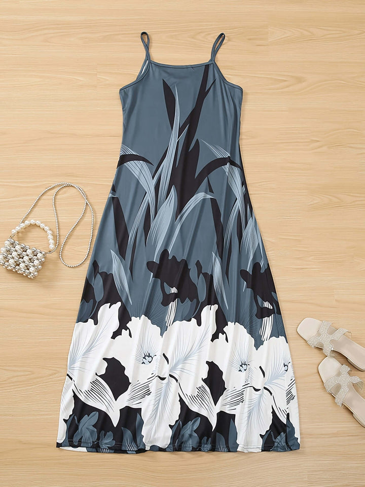Floral Print Summer Dress: Versatile & Comfortable