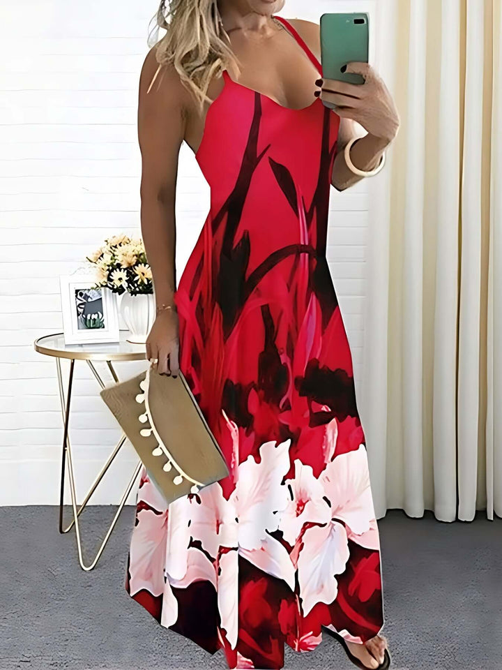 Floral Print Summer Dress: Versatile & Comfortable