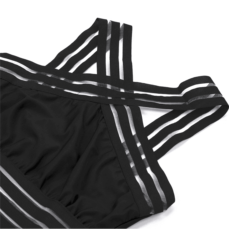 Women's High-Cut Leg One-Piece Swimsuit