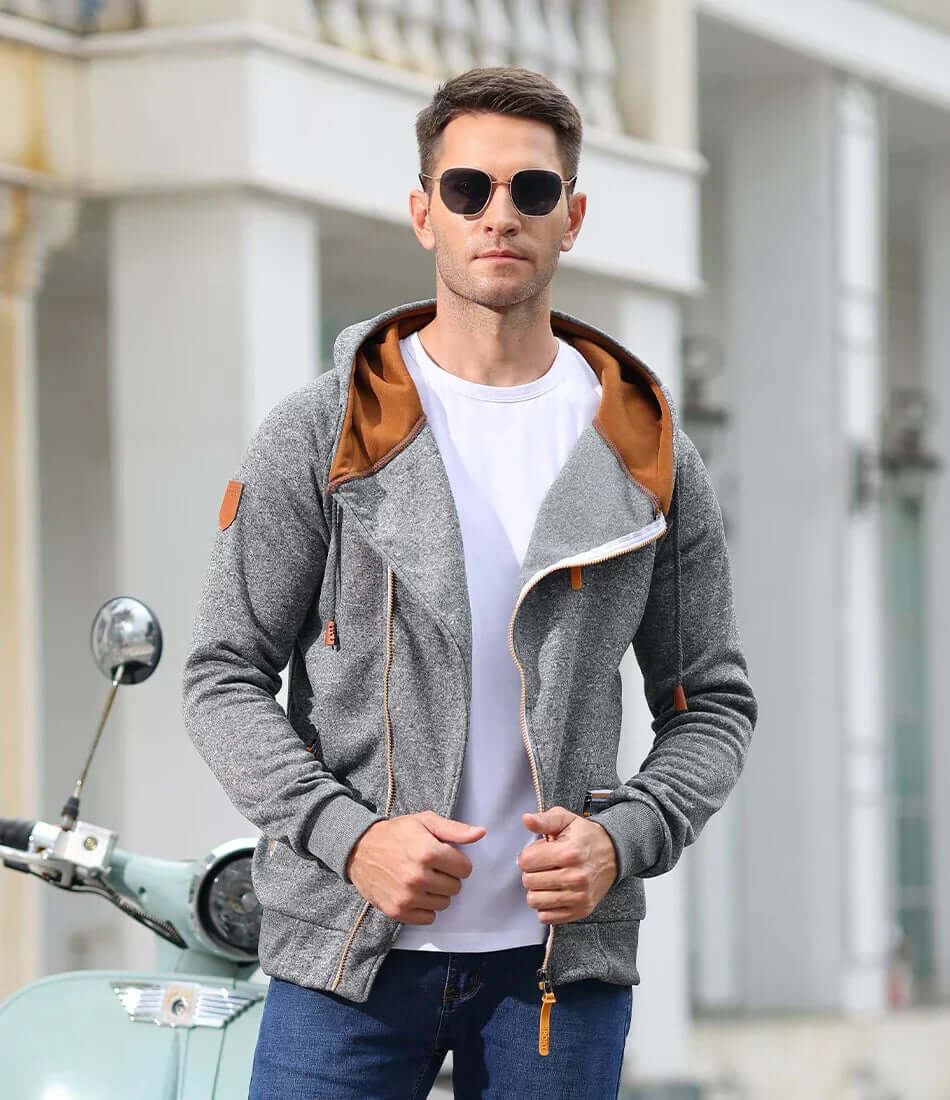Men's Relaxed Fit Long Sleeve Hoodie