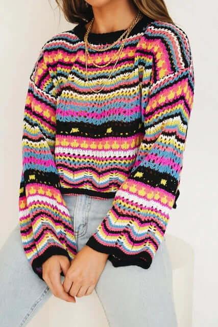 Women's Trendy Loose-Knit Sweater