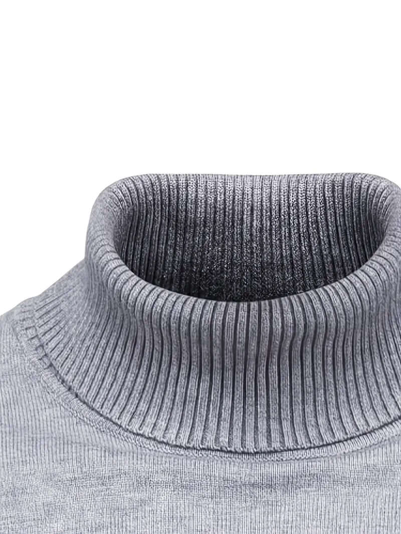 Men's Casual Turtleneck Pullover Sweater