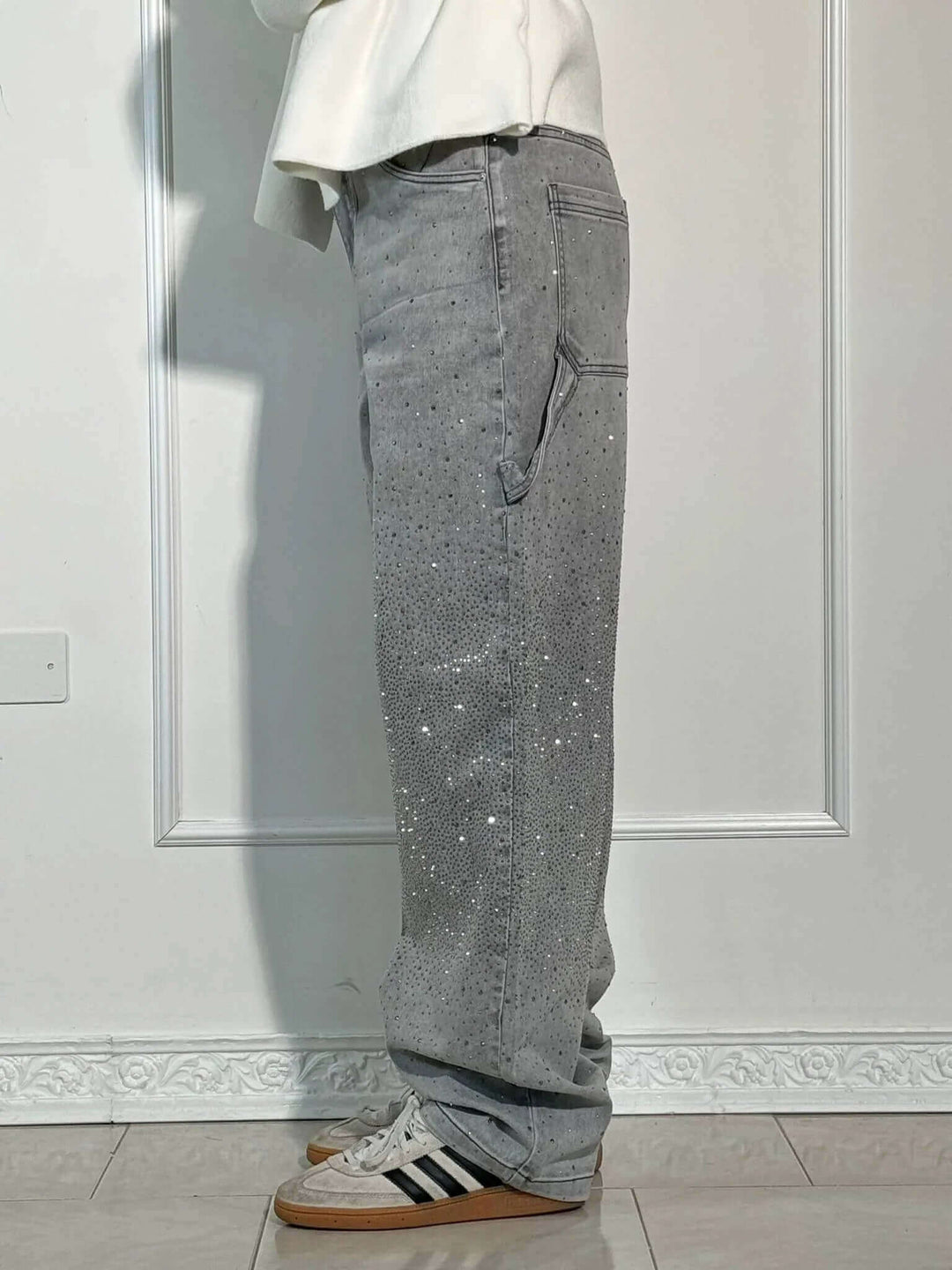 Women's Shiny Balloon Jeans