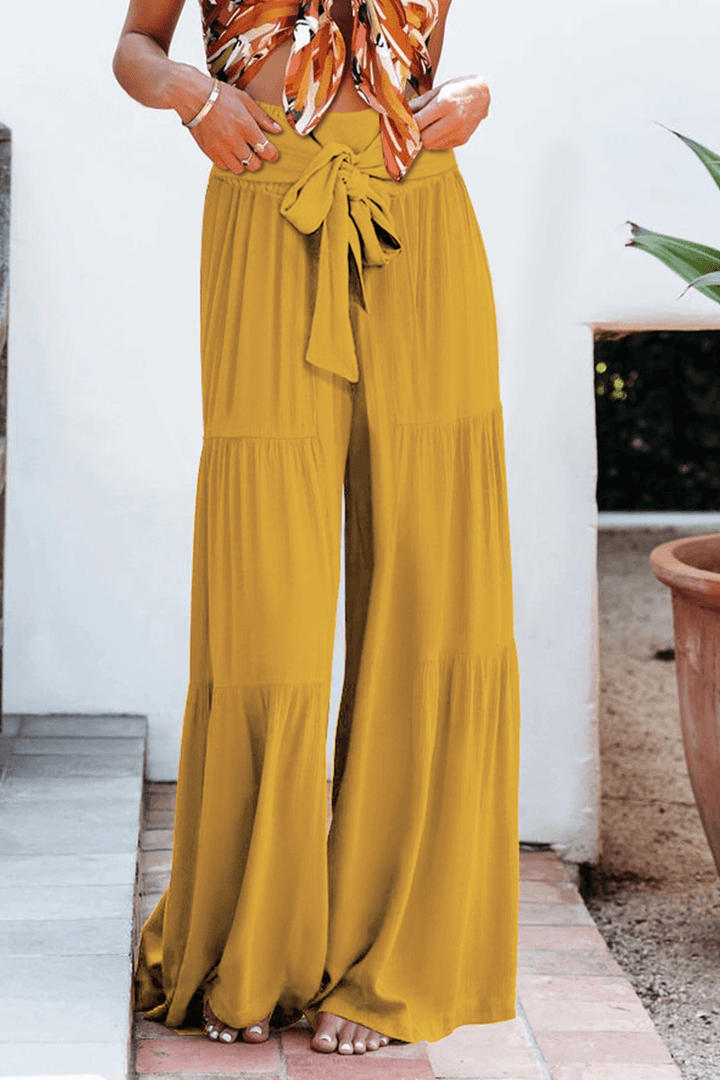 Women's High Waist Wide Leg Pants: Loose Fit, Comfortable Trousers