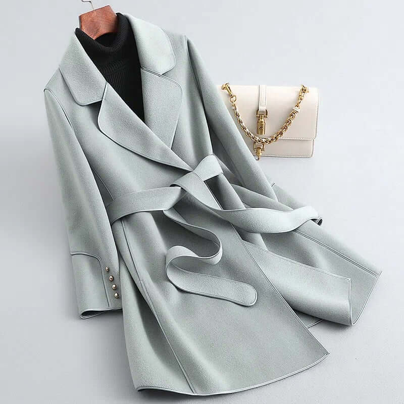 Women's Long Winter Wool Blend Coat
