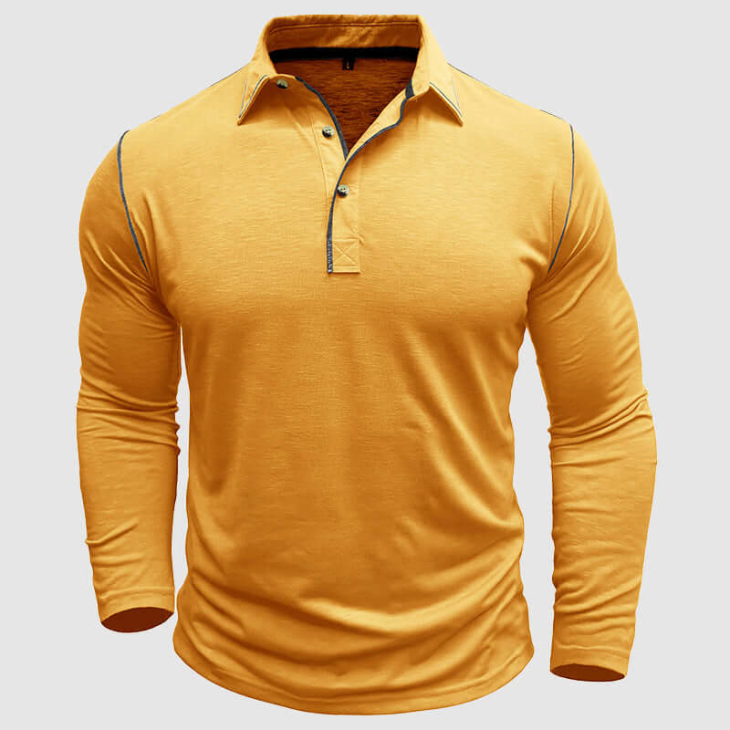 Men's Regular Fit Polo Shirt with Contrast Trim
