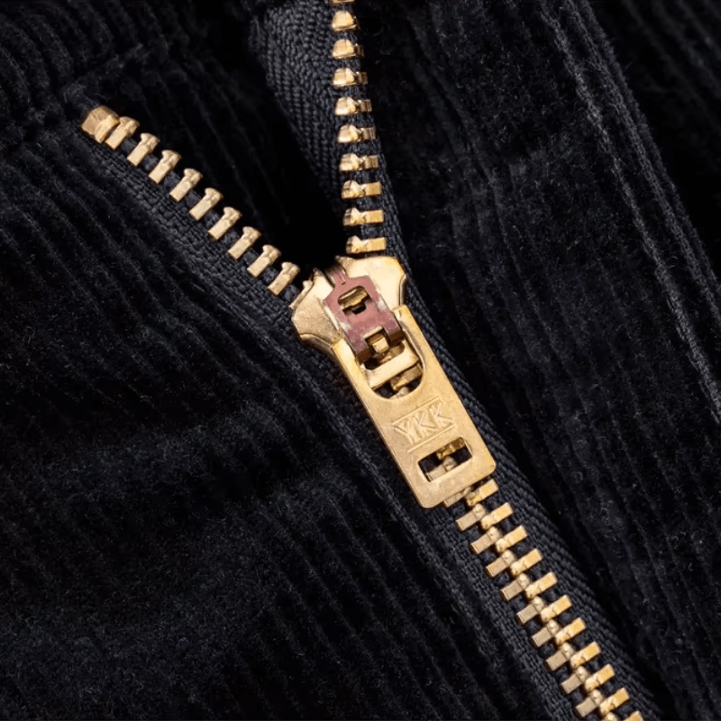 Men's High-Waist Relaxed-Fit Corduroy Trousers