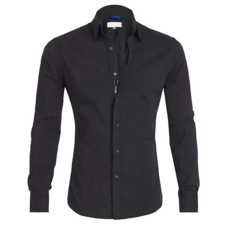 Men's Slim Fit Long Sleeve Dress Shirt