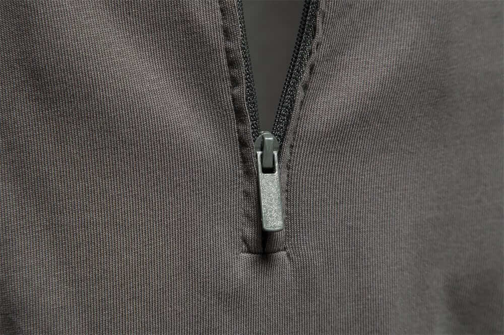Men's Long Sleeve Polo Shirt: Smart Casual Half-Zip Top