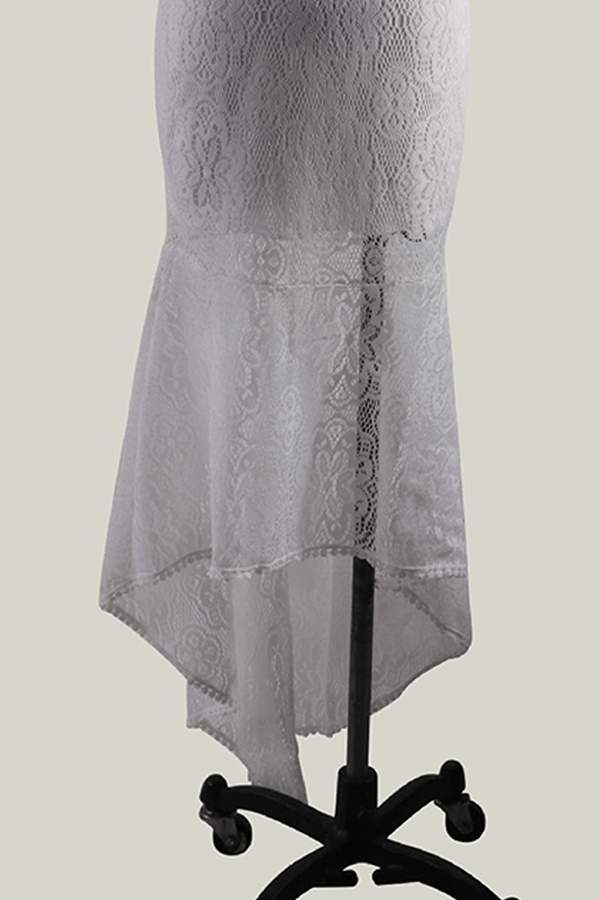 Women's Lace Tube Top & Pencil Skirt Set