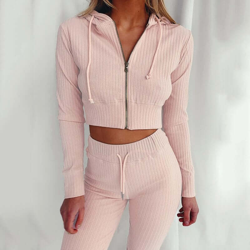 Women's Stylish Hoodie Tracksuit Set