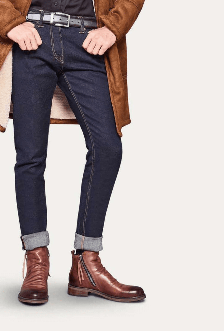 Women's Leather Knee-High Boots: Elegant & Comfortable Footwear