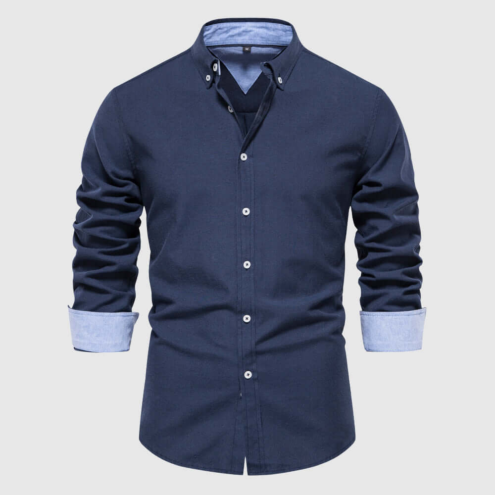 Men's Relaxed Fit Long-Sleeve Oxford Shirt