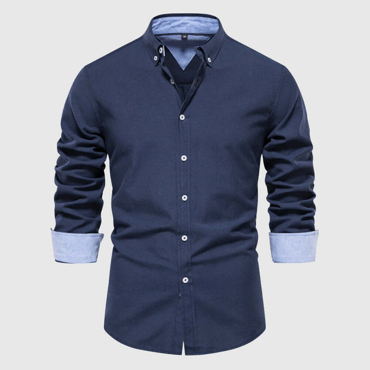 Men's Relaxed Fit Long-Sleeve Oxford Shirt