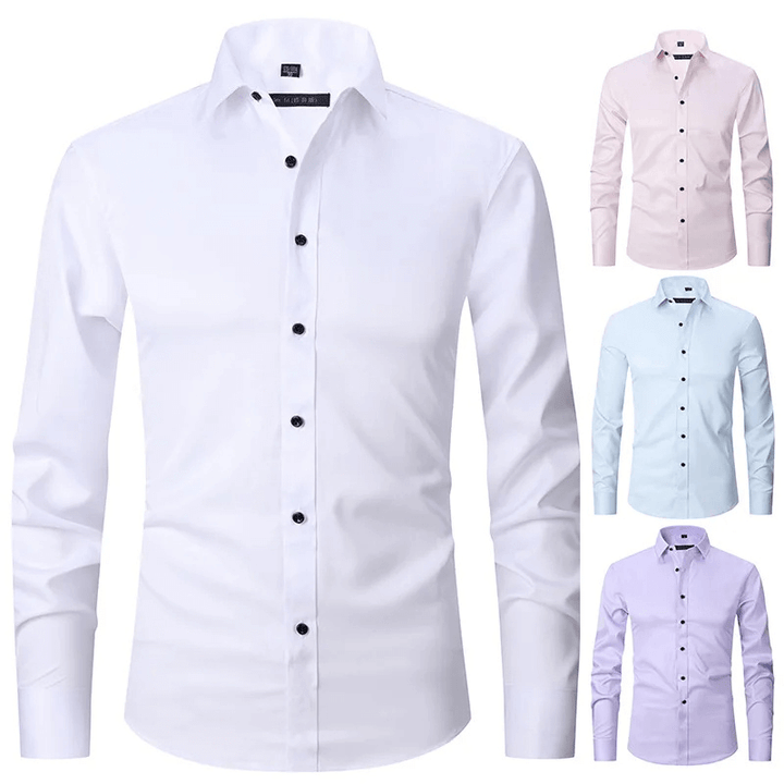 Men's Slim Fit Long-Sleeve Shirt