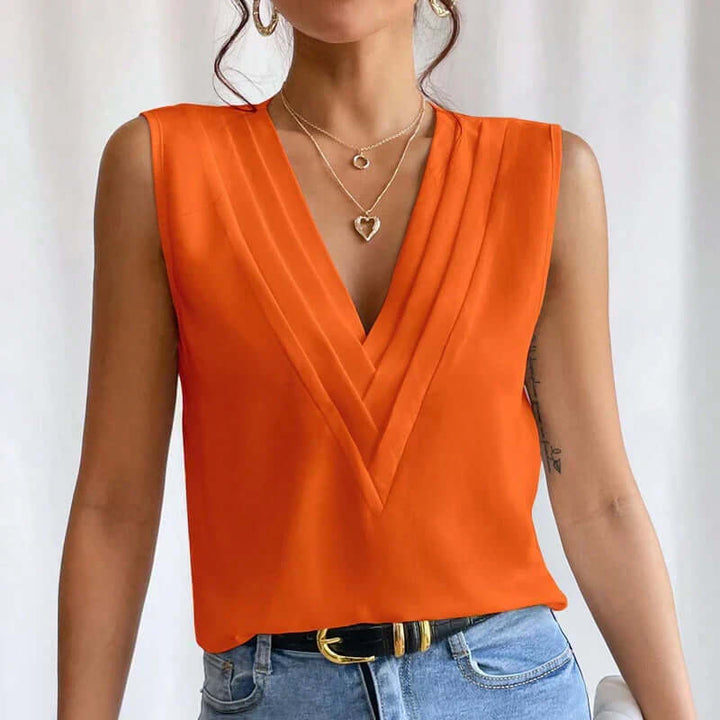 Women's Sleeveless Loose-Fit Summer Blouse